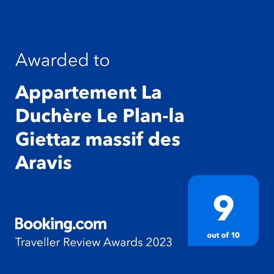 Appartement La Duchere Le Plan-La Giettaz Massif Des Aravis Zewnętrze zdjęcie